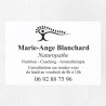 Plaque naturopathe en plexiglas gravé 30x20cm