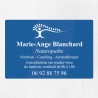 Plaque naturopathe en plexiglas gravé 30x20cm