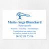 Plaque naturopathe économique en PVC gravoply 30x20cm