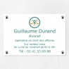 Plaque avocat en plexiglas quadri sur-mesure 30x20cm