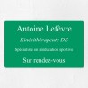 Plaque professionnelle économique en PVC gravoply 25x15cm