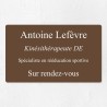 Plaque professionnelle économique en PVC gravoply 25x15cm