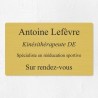 Plaque professionnelle économique en PVC gravoply 25x15cm