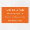 Plaque professionnelle économique en PVC gravoply 25x15cm