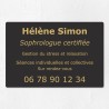 Plaque personnalisée économique en PVC 30x20cm｜Plaque professionnelle