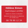 Plaque personnalisée économique en PVC 30x20cm｜Plaque professionnelle