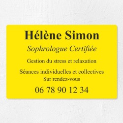 Plaque personnalisée économique en PVC 30x20cm｜Plaque professionnelle