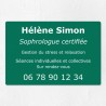 Plaque personnalisée économique en PVC 30x20cm｜Plaque professionnelle
