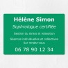 Plaque personnalisée économique en PVC 30x20cm｜Plaque professionnelle