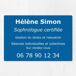Plaque personnalisée économique en PVC 30x20cm｜Plaque professionnelle