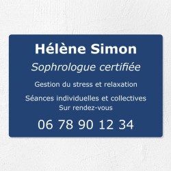 Plaque personnalisée économique en PVC 30x20cm｜Plaque professionnelle