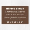 Plaque personnalisée économique en PVC 30x20cm｜Plaque professionnelle