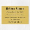 Plaque personnalisée économique en PVC 30x20cm｜Plaque professionnelle