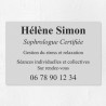 Plaque personnalisée économique en PVC 30x20cm｜Plaque professionnelle