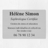 Plaque personnalisée économique en PVC 30x20cm｜Plaque professionnelle