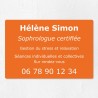 Plaque personnalisée économique en PVC 30x20cm｜Plaque professionnelle