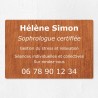 Plaque personnalisée économique en PVC 30x20cm｜Plaque professionnelle