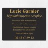 Plaque professionnelle économique en PVC gravoply 40x30cm