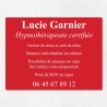 Plaque professionnelle économique en PVC gravoply 40x30cm