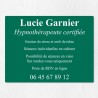 Plaque professionnelle économique en PVC gravoply 40x30cm