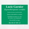 Plaque professionnelle économique en PVC gravoply 40x30cm