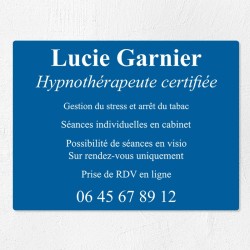 Plaque professionnelle économique en PVC gravoply 40x30cm