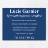 Plaque professionnelle économique en PVC gravoply 40x30cm