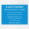 Plaque professionnelle économique en PVC gravoply 40x30cm