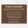 Plaque professionnelle économique en PVC gravoply 40x30cm