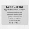 Plaque professionnelle économique en PVC gravoply 40x30cm