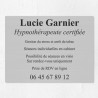 Plaque professionnelle économique en PVC gravoply 40x30cm
