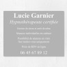 Plaque professionnelle économique en PVC gravoply 40x30cm