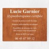 Plaque professionnelle économique en PVC gravoply 40x30cm