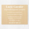 Plaque professionnelle économique en PVC gravoply 40x30cm