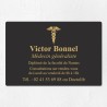 Plaque médecin personnalisée économique en PVC gravoply 30x20cm