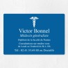Plaque médecin personnalisée économique en PVC gravoply 30x20cm