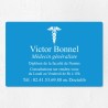 Plaque médecin personnalisée économique en PVC gravoply 30x20cm