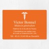 Plaque médecin personnalisée économique en PVC gravoply 30x20cm
