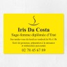 Plaque sage-femme économique en PVC gravoply 30x20cm