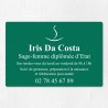 Plaque sage-femme économique en PVC gravoply 30x20cm