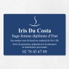 Plaque sage-femme économique en PVC gravoply 30x20cm