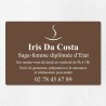 Plaque sage-femme économique en PVC gravoply 30x20cm