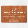 Plaque ostéopathe économique en PVC gravoply 30x20cm