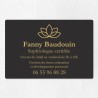 Plaque sophrologue économique en PVC gravoply 30x20cm