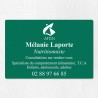 Plaque nutritionniste économique en PVC gravoply 30x20cm