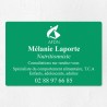 Plaque nutritionniste économique en PVC gravoply 30x20cm