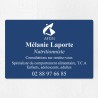 Plaque nutritionniste économique en PVC gravoply 30x20cm