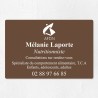 Plaque nutritionniste économique en PVC gravoply 30x20cm