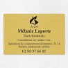 Plaque nutritionniste économique en PVC gravoply 30x20cm