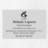 Plaque nutritionniste économique en PVC gravoply 30x20cm